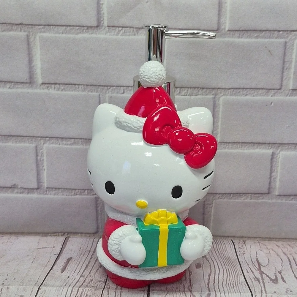 Sanrio Hello Kitty Santa Suit Soap Lotion Pump Dispenser - Christmas - NEW